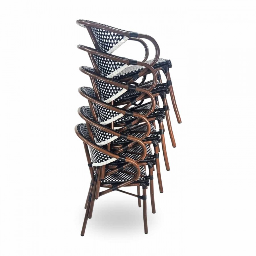 Luxe All Weather Bistro Armchair